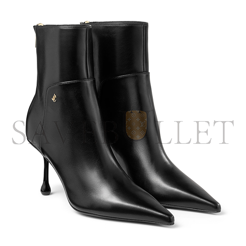 JIMMY CHOO CYCAS ANKLE BOOT 80 BLACK NAPPA LEATHER ANKLE BOOTS CYCASAB80NAP010003 JIMMY CHOO CYCAS ANKLE BOOT 80 BLACK NAPPA LEATHER ANKLE BOOTS CYCASAB80NAP010003